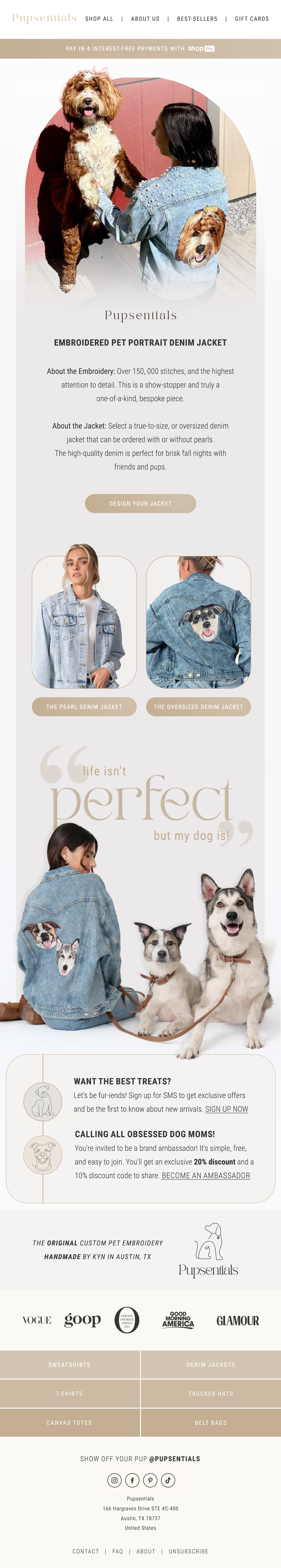 Pupsentials—DenimJacketFeature